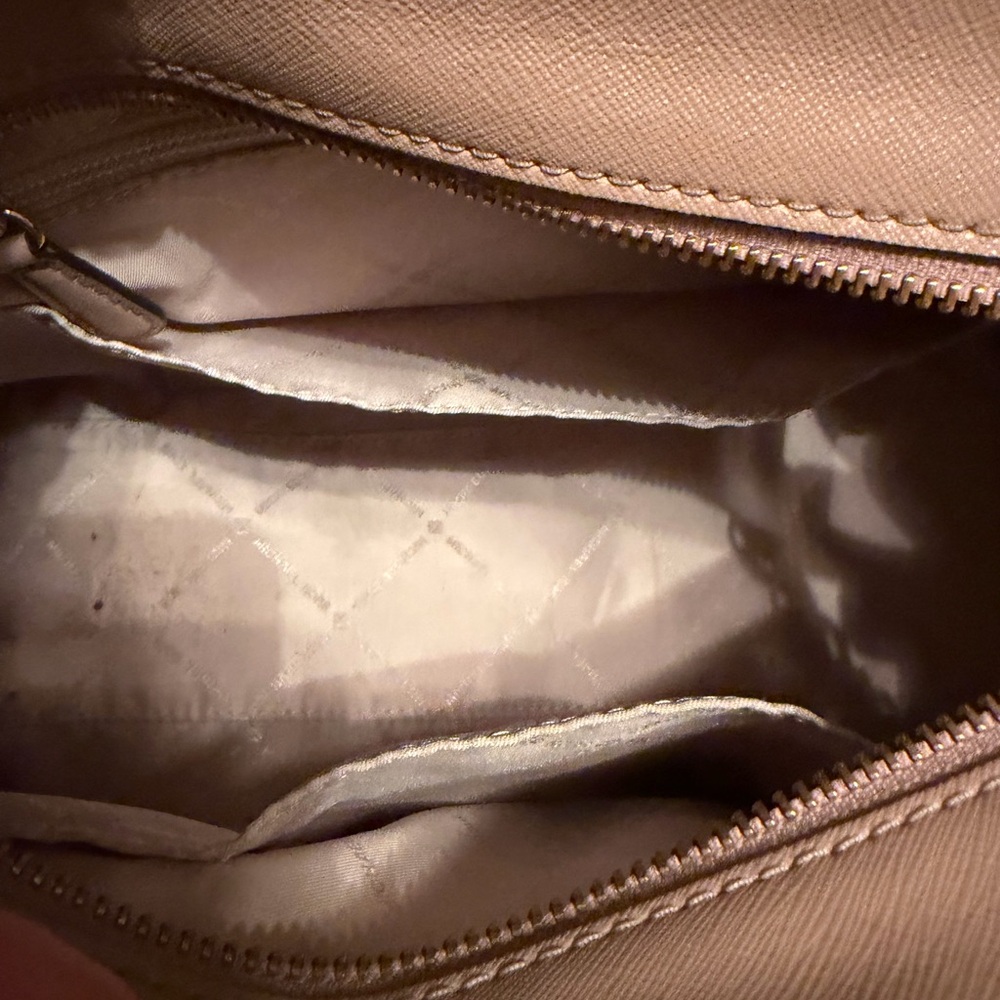 Michael Kors Beige Satchel Bag - Picture 5 of 11